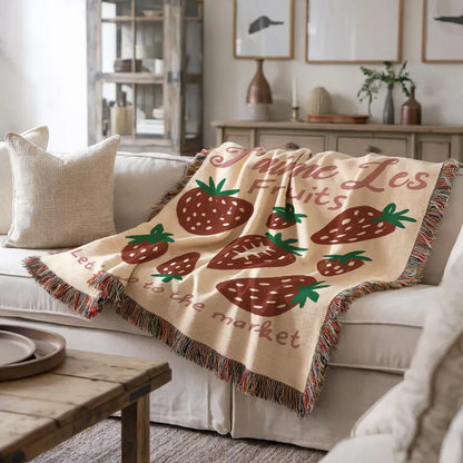 Strawberry Market Blanket