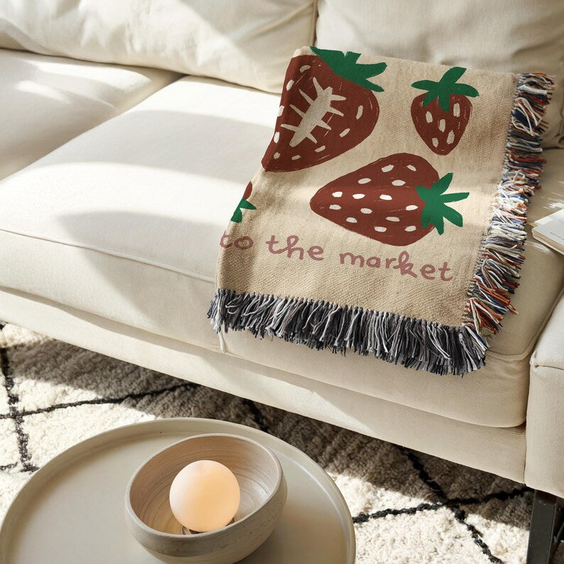 Strawberry Market Blanket